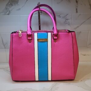 Kate Spade New York Pink and Blue Satchel EUC